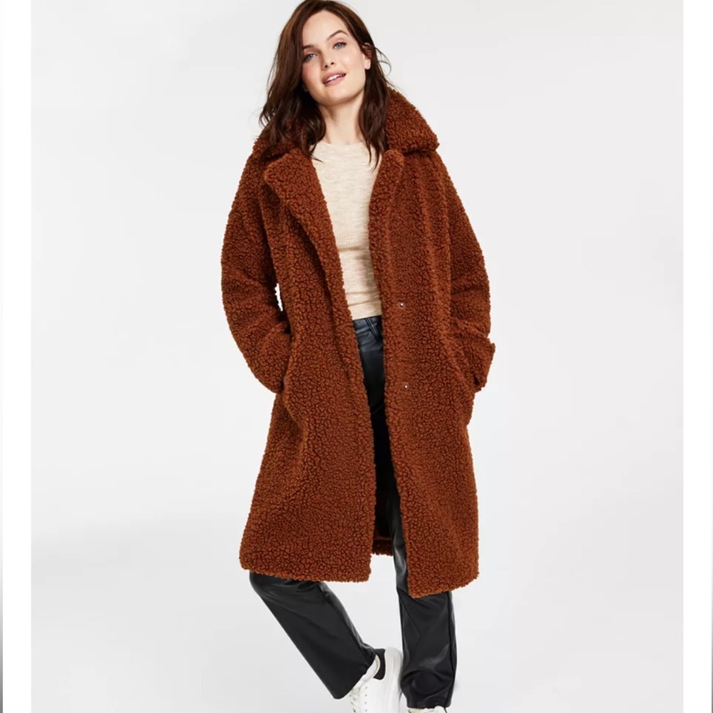 Women's Brown Teddy Coat